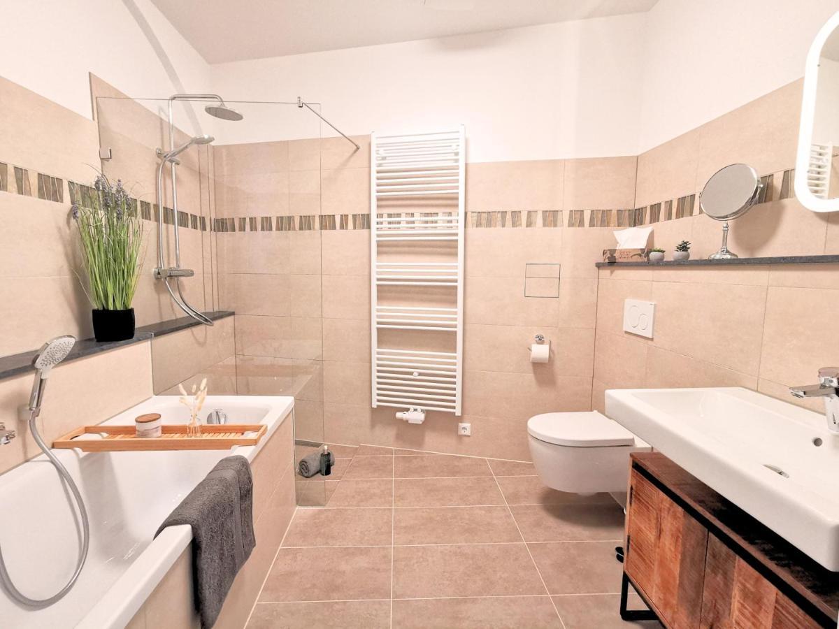 Fynbos Apartments Deluxe, Balkon, Historisch, Parkplatz Meißen المظهر الخارجي الصورة