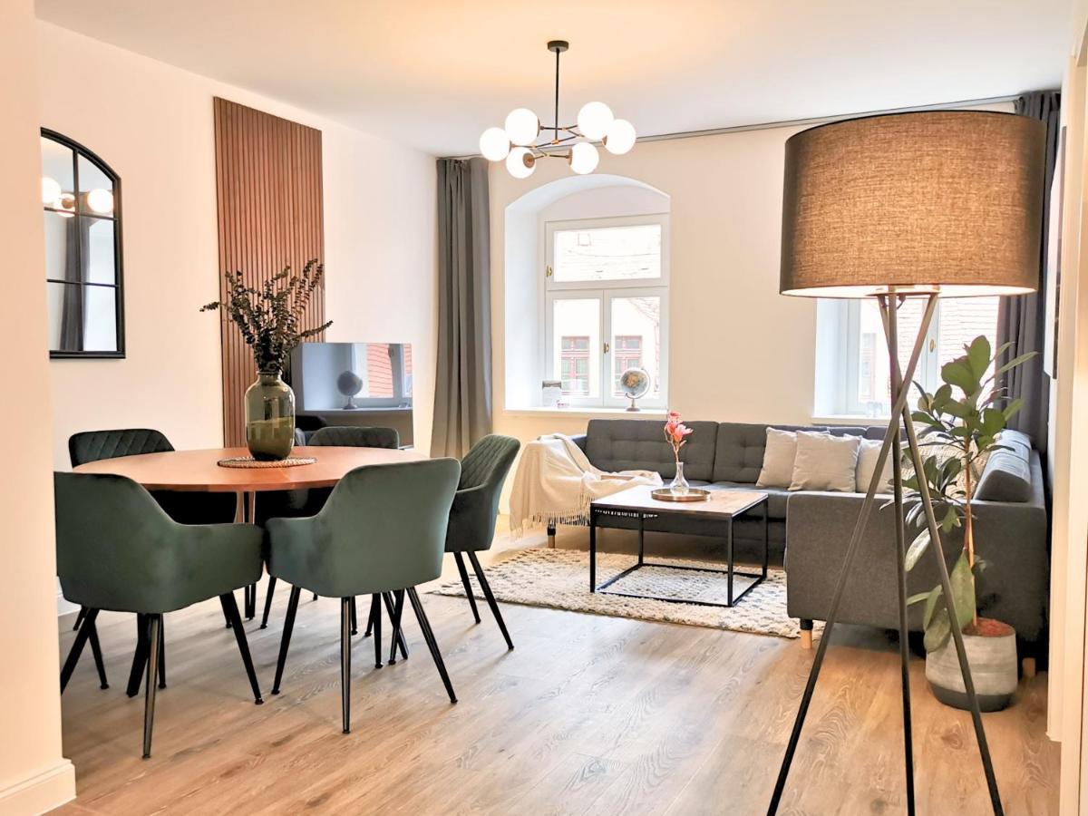 Fynbos Apartments Deluxe, Balkon, Historisch, Parkplatz Meißen المظهر الخارجي الصورة