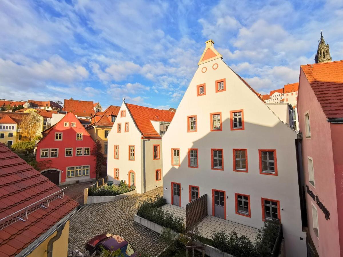 Fynbos Apartments Deluxe, Balkon, Historisch, Parkplatz Meißen المظهر الخارجي الصورة