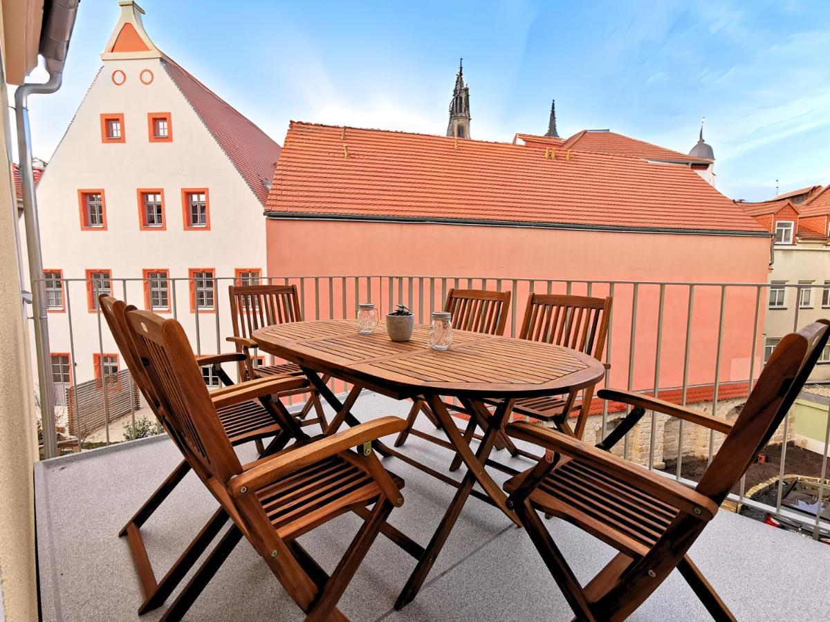 Fynbos Apartments Deluxe, Balkon, Historisch, Parkplatz Meißen المظهر الخارجي الصورة